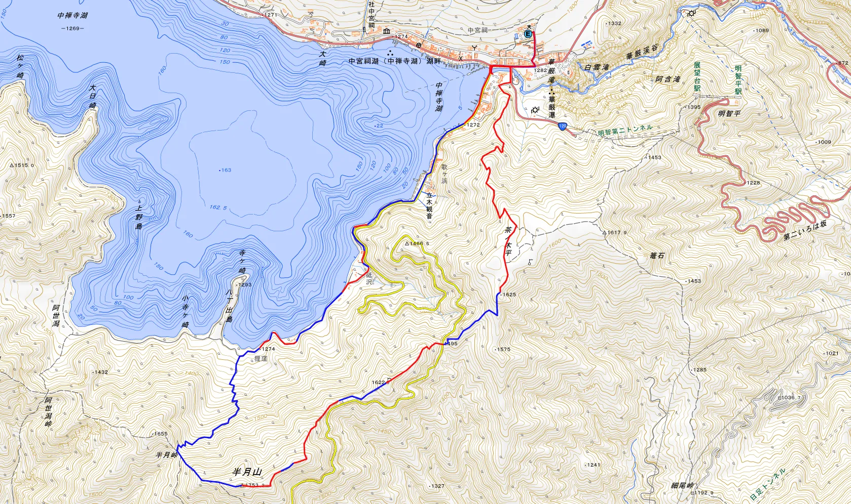 半月山周回ウォーキング（10km）